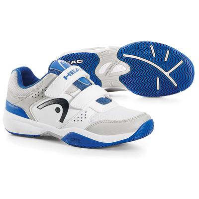 Head Kids Lazer Velcro Junior Tennis Shoes - White/Blue - main image